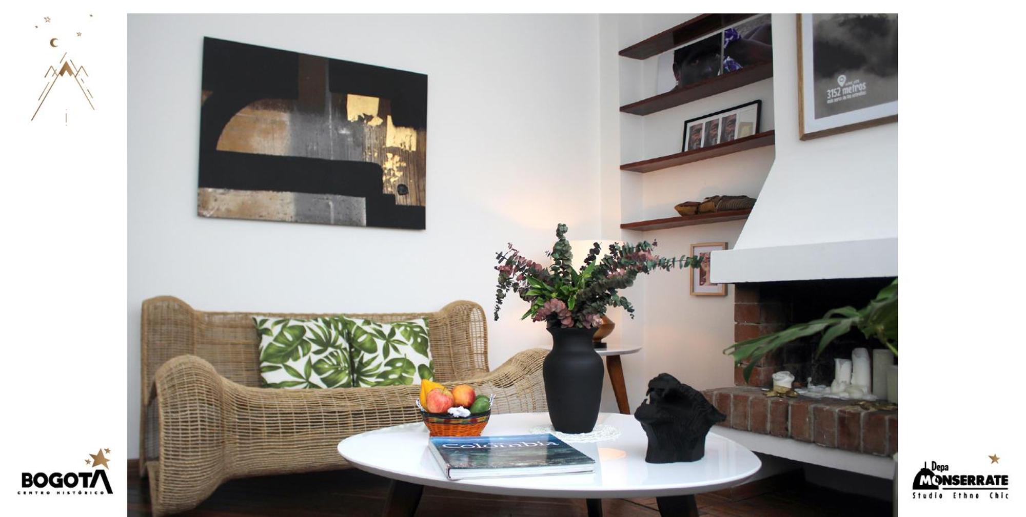 Depa Monserrate - Charming Historic Nest With Breathtaking Mountain Views - Apartaestudio Bogotá Eksteriør billede